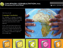 Tablet Screenshot of campaignconsultation.com